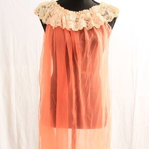 Vintage Sheer Babydoll Nightgown.